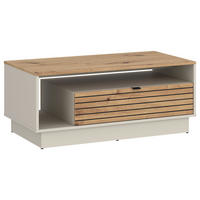 COUCHTISCH - Kaschmir/Eiche Artisan, Basics, Holzwerkstoff/Kunststoff (106/45,5/65cm) - Livetastic