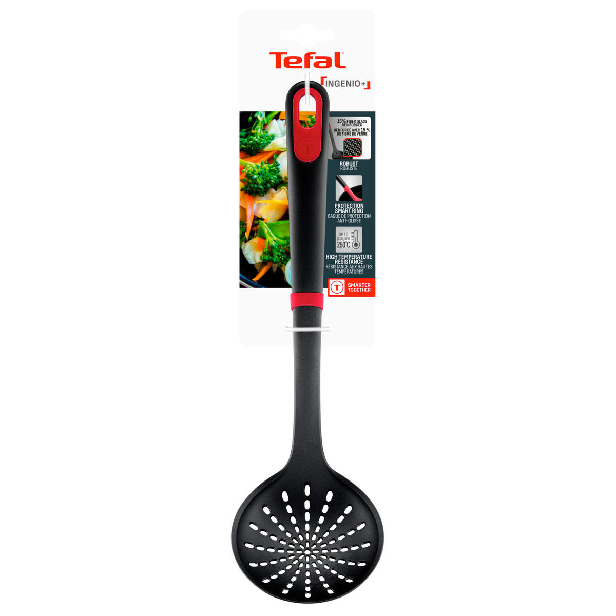 ABSEIHLÖFFEL Ingenio  - Schwarz, Basics, Kunststoff - Tefal