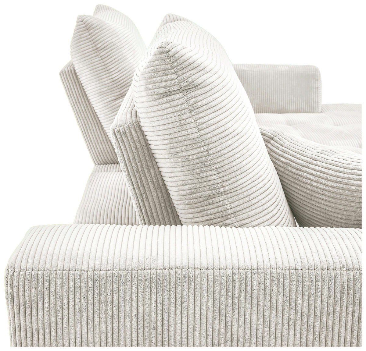 UGAONA GARNITURA prirodna boja  - prirodna boja/crna, Konvencionalno, tekstil/metal (250/185cm) - Carryhome