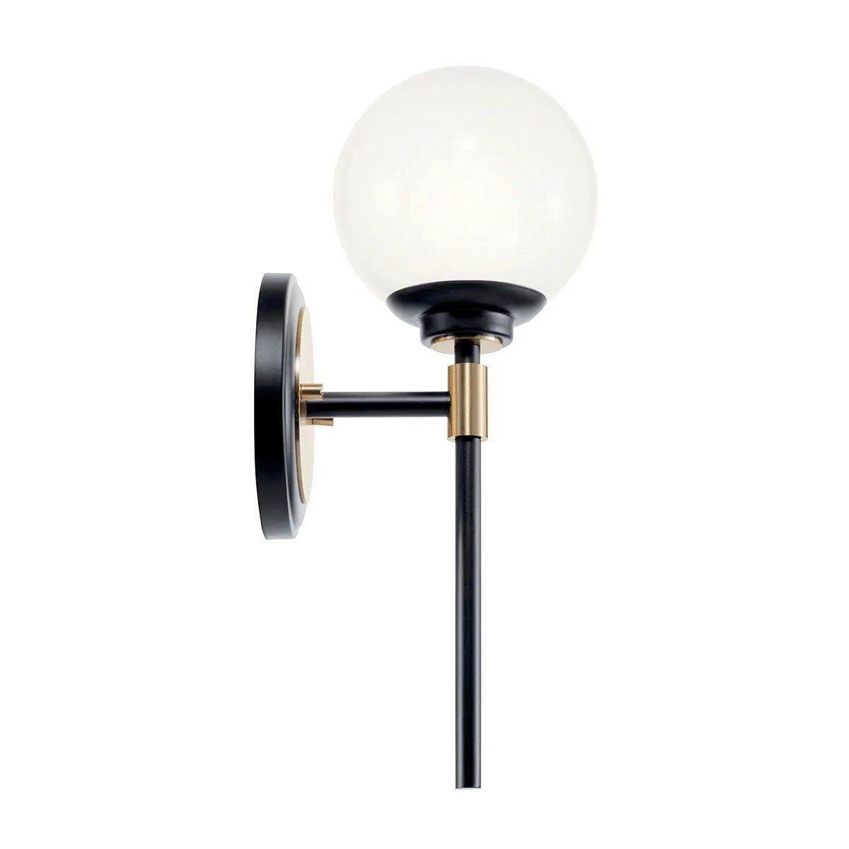 BADEZIMMER-WANDLEUCHTE - Champagner, Konventionell, Glas/Metall (34.8/12.8/16.6cm) - Elstead Lighting