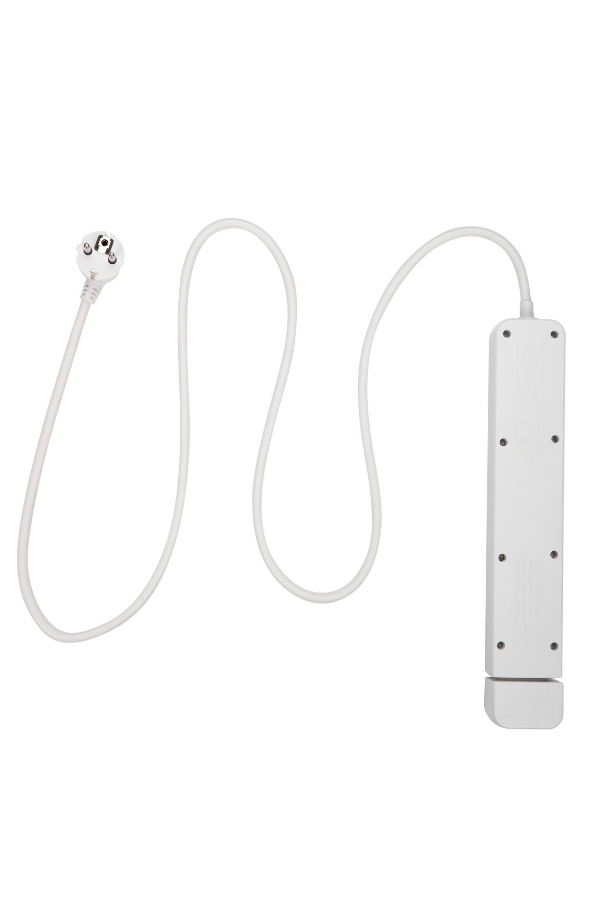 STECKDOSENLEISTE - Weiß, Basics, Kunststoff (31,5/5,3/4,1cm) - Homeware