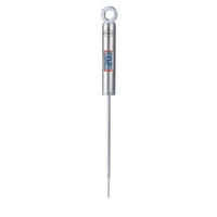 BRATENTHERMOMETER  - Grau Hochglanz, Basics, Metall (22,7/2/1,7cm) - Rösle
