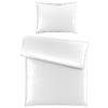 POSTELJINA SAORI 140/200 cm saten bela  - bela, Osnovno, tekstil (140/200cm) - Novel