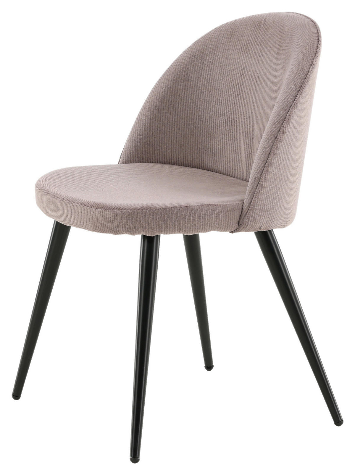 STUHL-SET 2 Stück  in Stahl Cord  - Pink/Schwarz, Design, Textil/Metall (57/76,5/50cm) - Livetastic