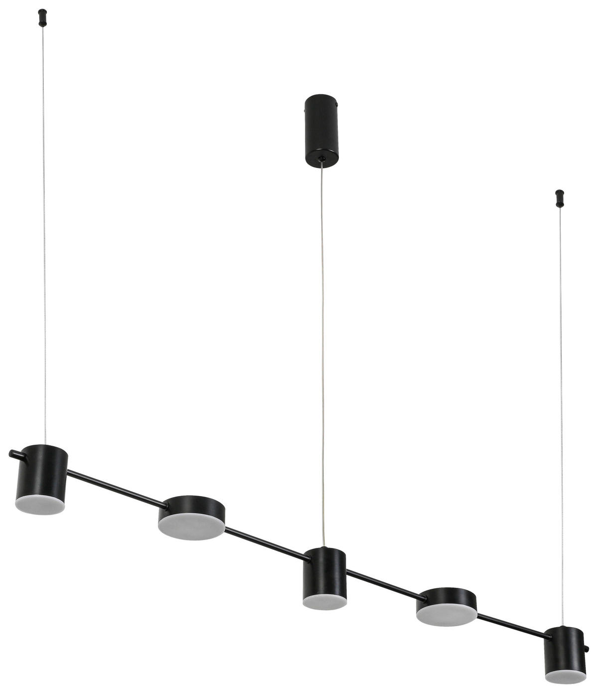 HÄNGELEUCHTE 117,6/9,8/100 cm  - Schwarz, Design, Kunststoff/Metall (117,6/9,8/100cm) - Collet's Monde