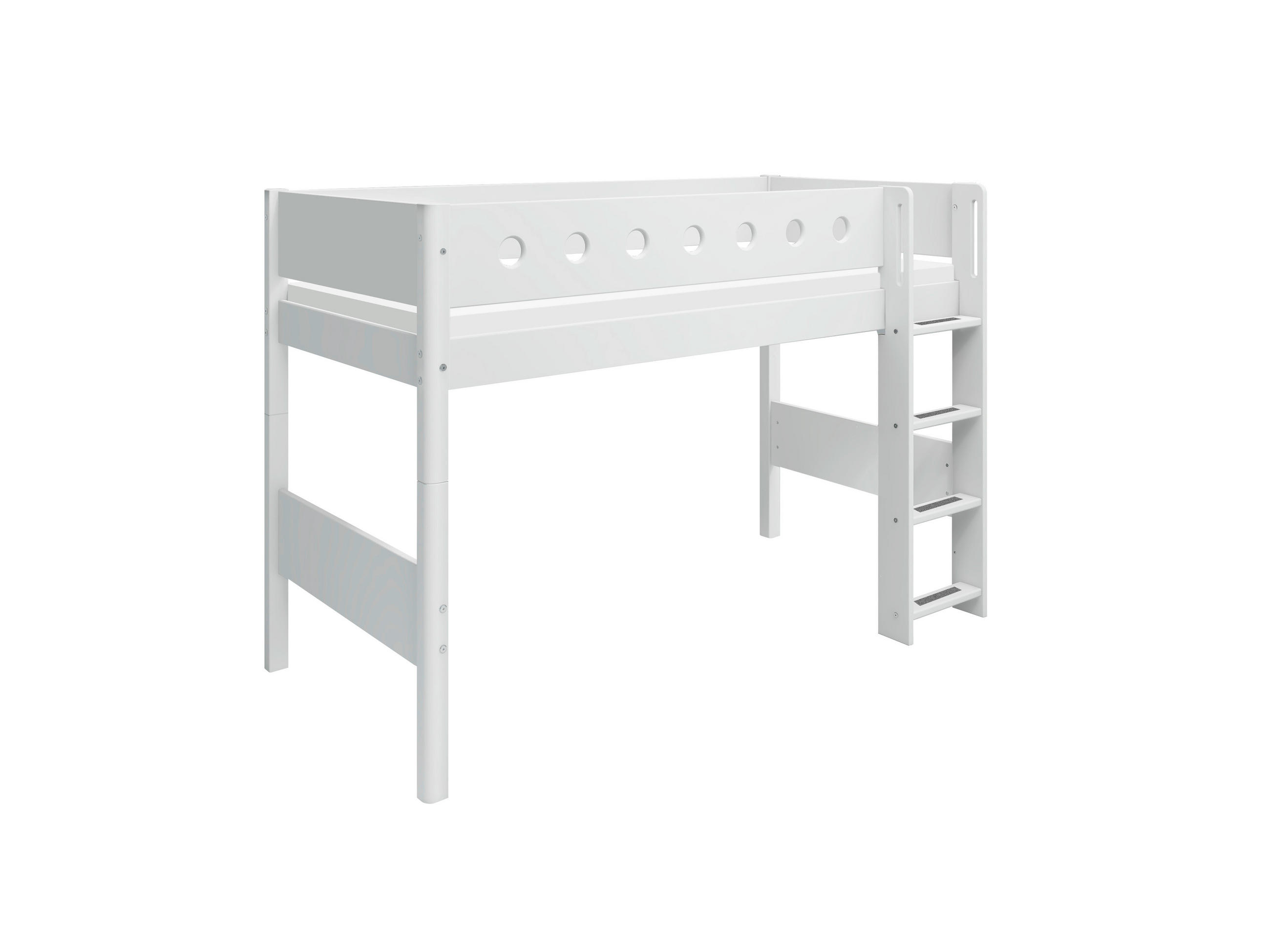 HOCHBETT 90/200 cm Weiß  - Buchefarben/Weiß, Basics, Holz (90/200cm) - Flexa