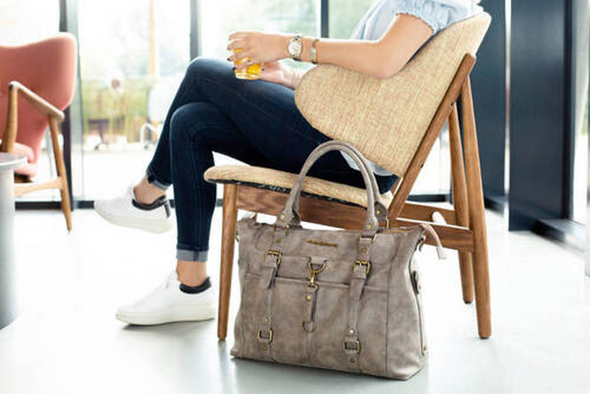 TORBA ZA PREVIJANJE  Little Company   - taupe, Trend, tekstil/plastika (45/17/32cm)
