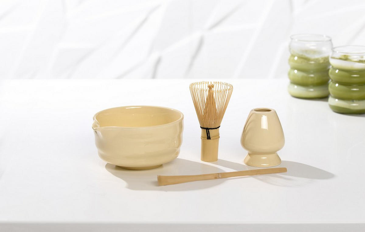 MATCHA-SET - Creme, Basics, Keramik (23,5/16,5/7,5cm) - Ritzenhoff Breker