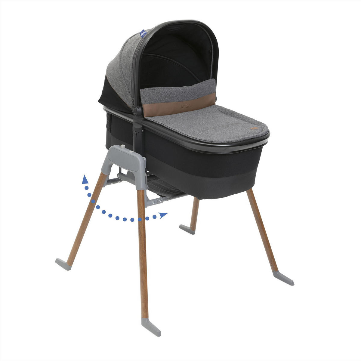 KINDERWAGENGESTELL  - Braun/Grau, Basics, Kunststoff (79/73/61cm) - Chicco