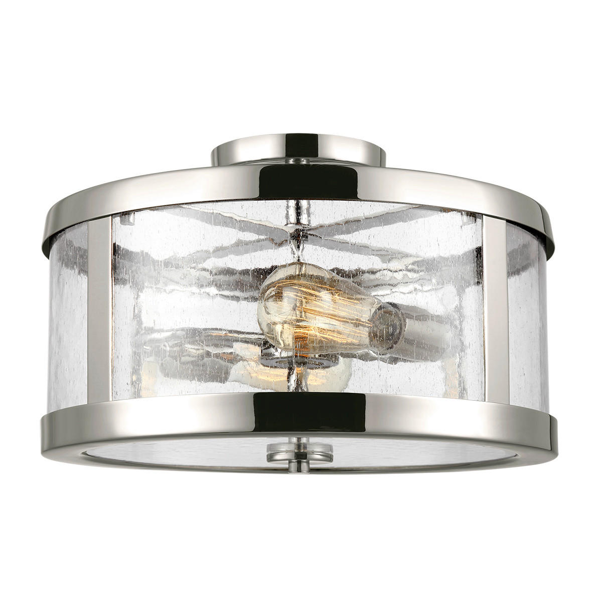 DECKENLEUCHTE  38.1/25.7 cm    - Nickelfarben, Basics, Metall (38.1/25.7cm) - Elstead Lighting