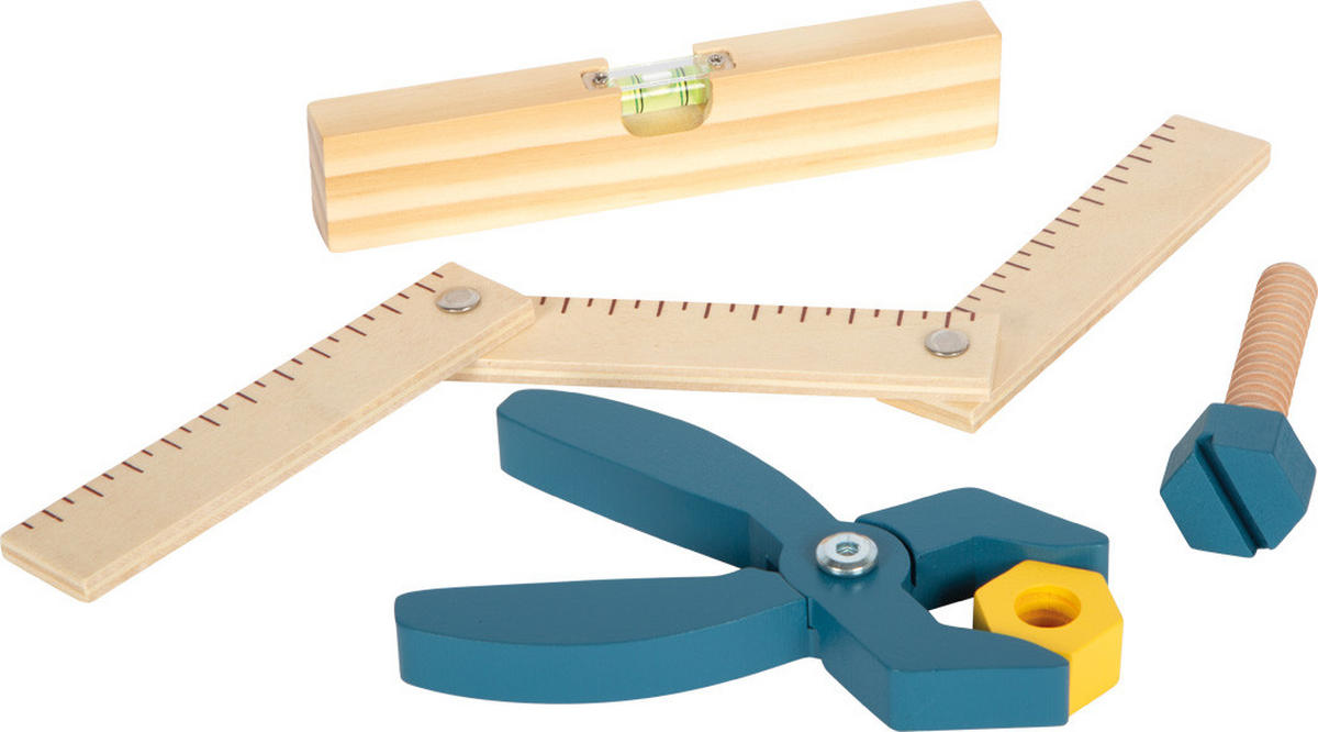 KINDER-WERKZEUGKOFFER - Multicolor, Basics, Holz/Metall (25/26/13cm) - small foot