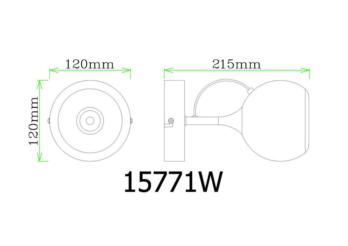 NÁSTĚNNÉ LED SVÍTIDLO, 12/21,5 cm  - Design (12/21,5cm) - Globo