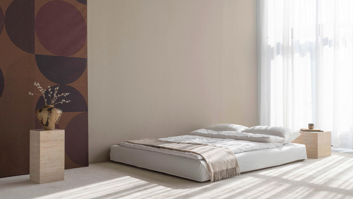 SCHLAFSOFA Flachgewebe Grün  - Eichefarben/Grün, Design, Holz/Textil (200/82/80cm) - Niels Andersson