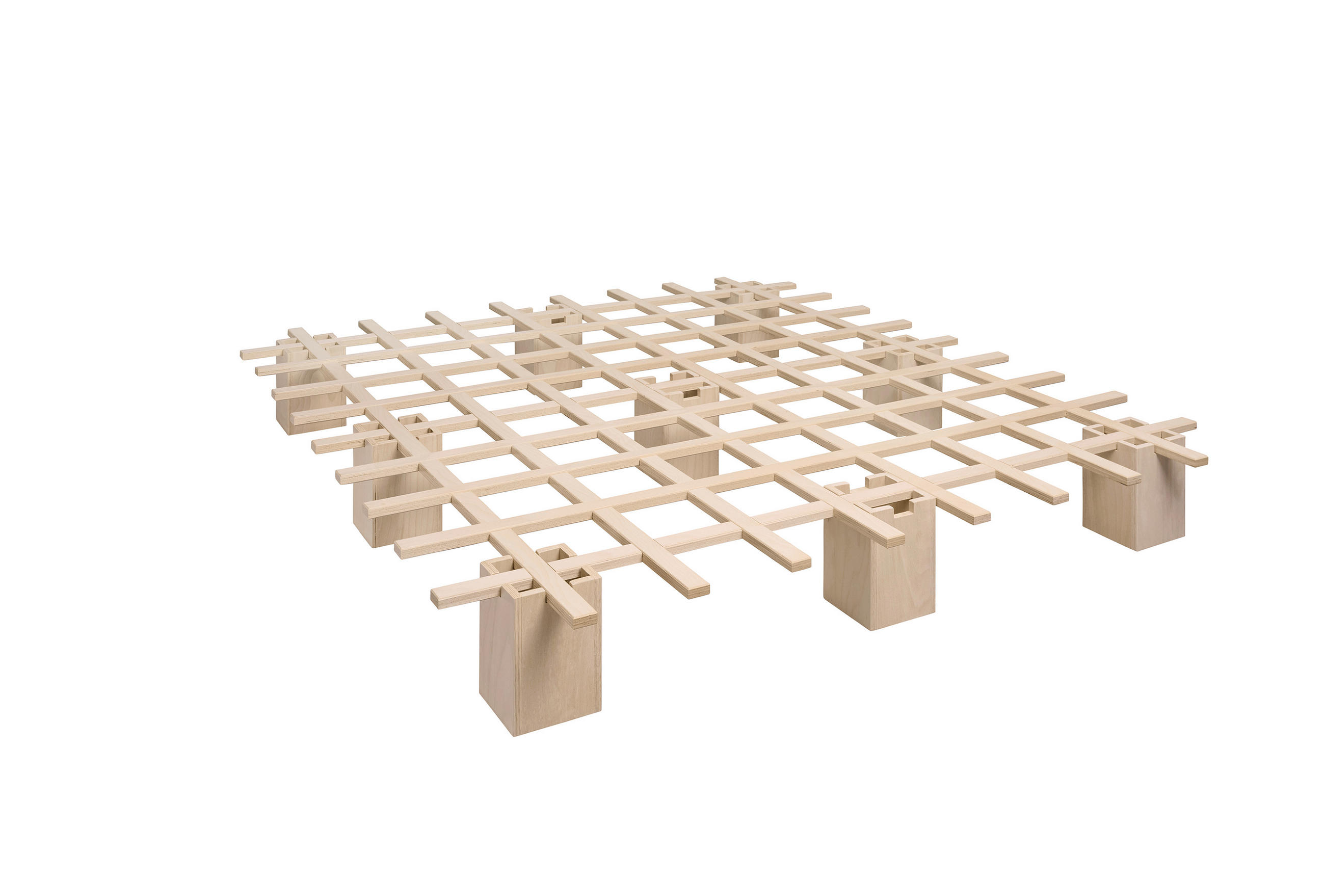 FUTONBETT 180/200 cm  in Buchefarben  - Buchefarben, Design, Holz (180/200cm) - Tojo