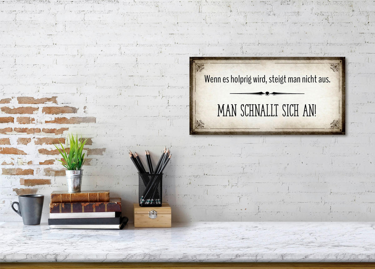 DEKOPANEEL Text 20/40/0,3 cm  - Multicolor, Basics, Holz (20/40/0,3cm)