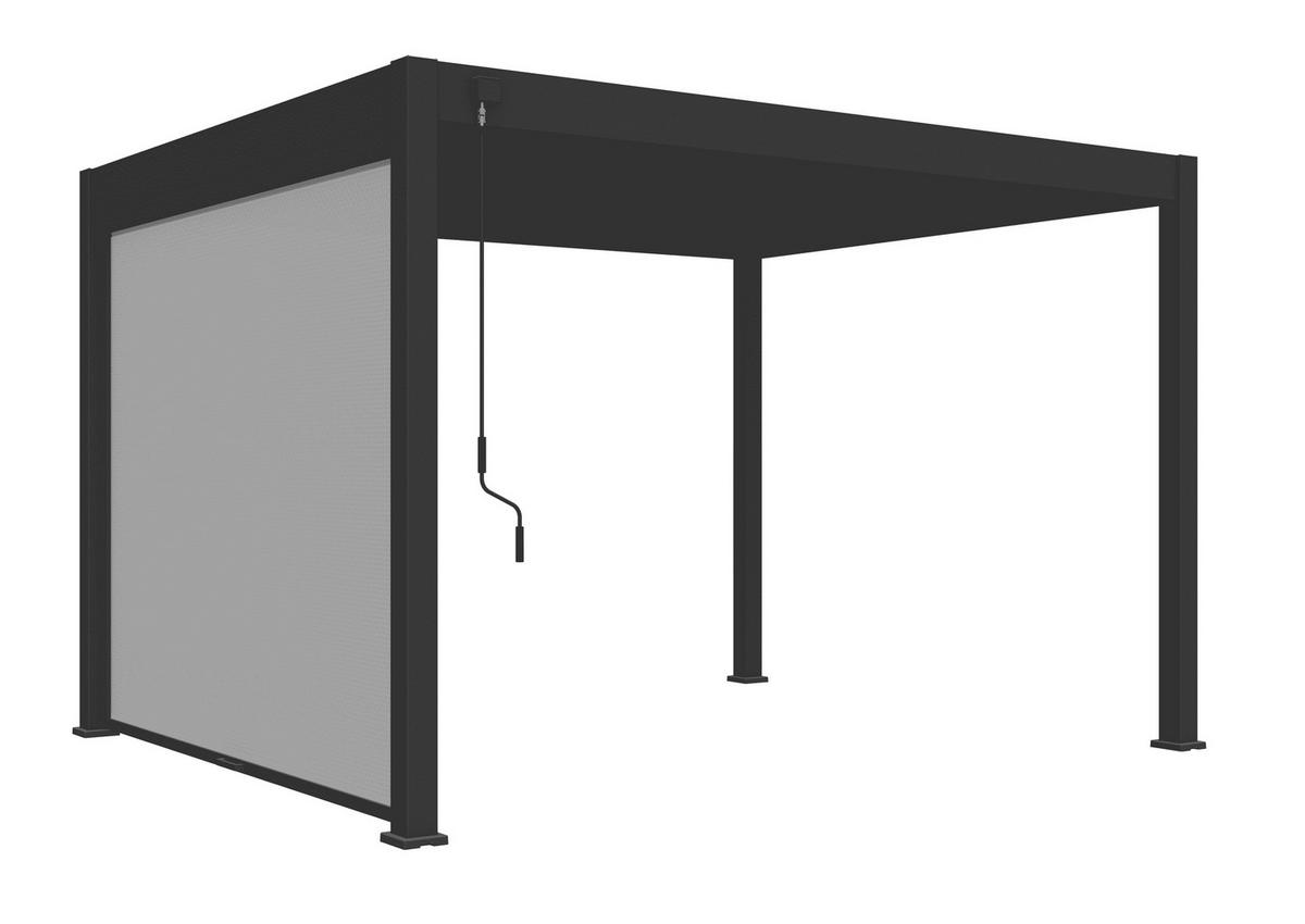 PERGOLA-ROLLO 300/235/10 cm   - Anthrazit, Basics, Textil/Metall (300/235/10cm) - WEIDE