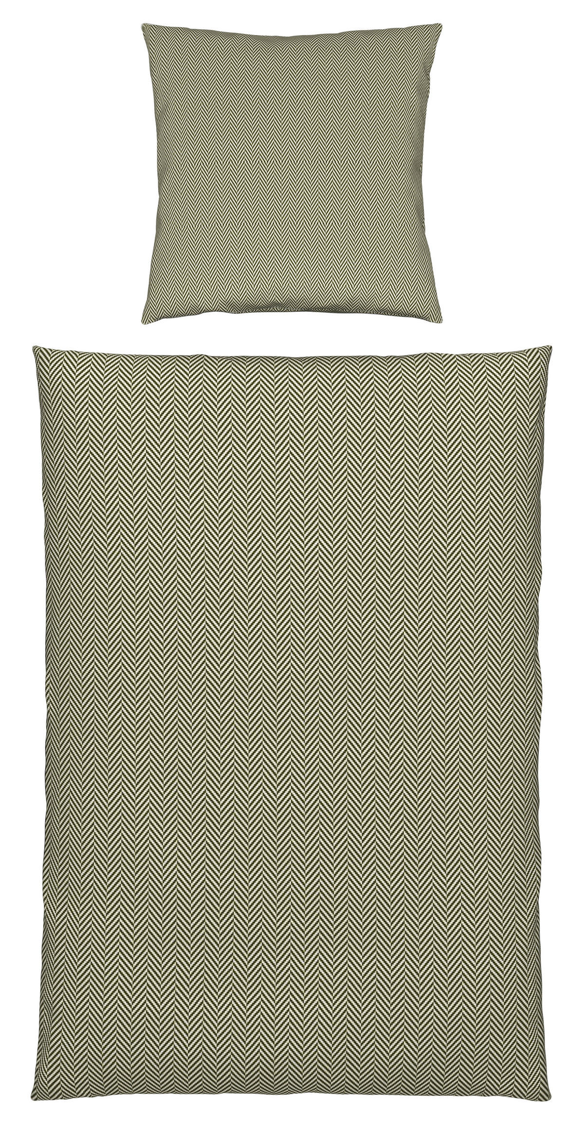 BETTWÄSCHE Flanell 135/200 cm  - Grün, Textil (135/200cm) - Novel