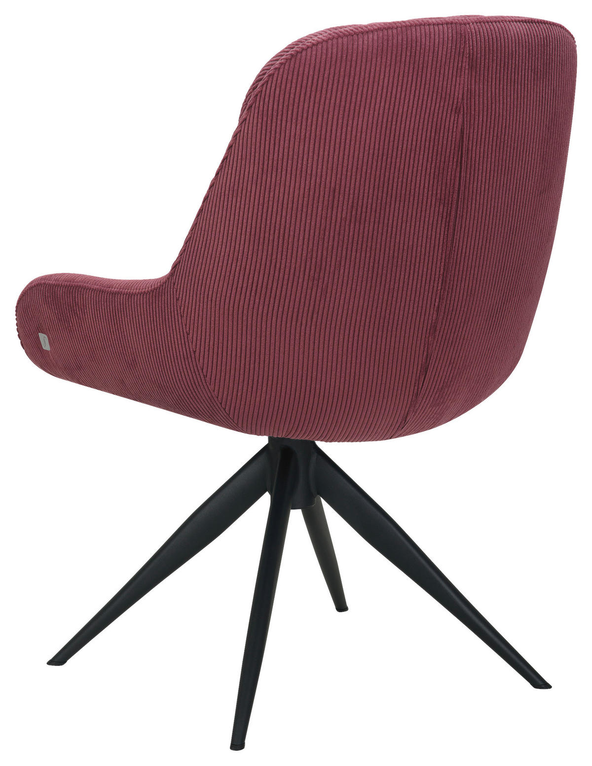 STUHL - Rot/Schwarz, Design, Textil/Metall (58/85/70cm) - Johann Jakob