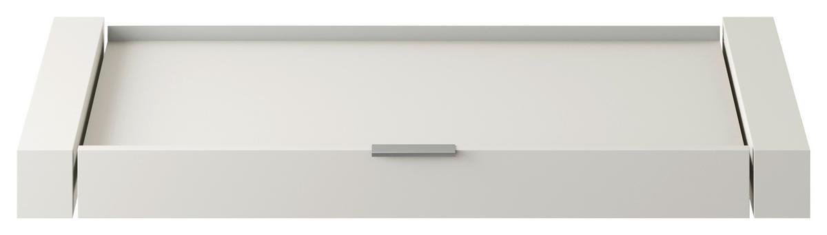 AUSZIEHBODEN - Weiß, Holzwerkstoff (98,7/6,1/51,5cm) - Boxxx