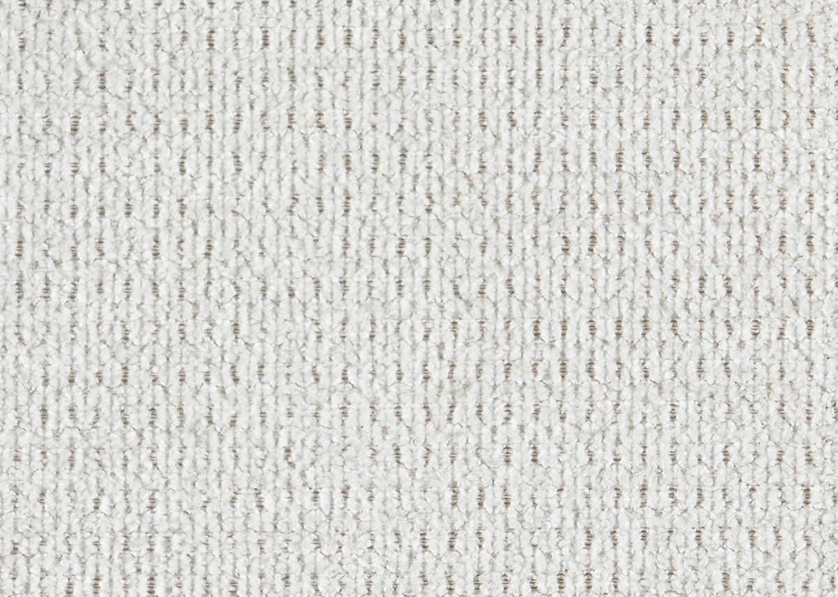 ECKSOFA Flachgewebe Weiss  - Weiss/Schwarz, Design, Textil/Metall (270/308cm) - Pure Home Lifestyle