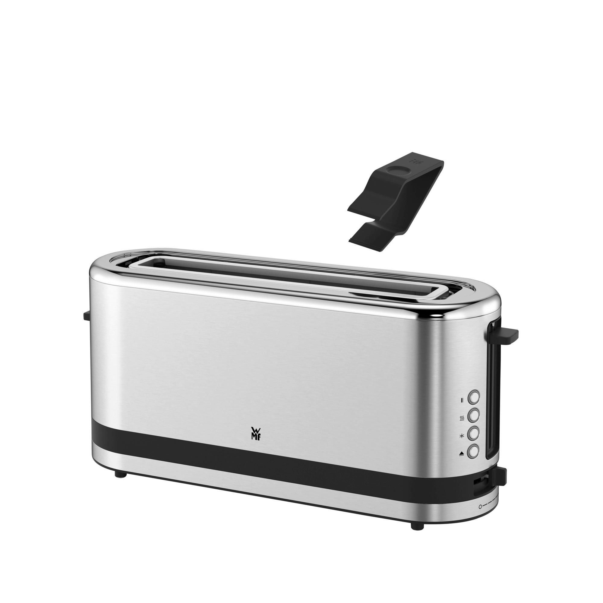 TOASTER Küchenminis Langschlitz  - Edelstahlfarben/Schwarz, Basics, Metall - WMF