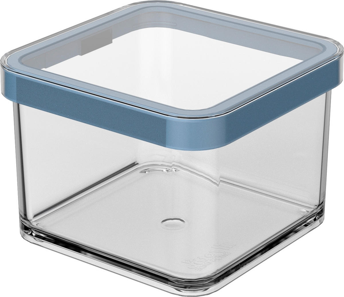 POSUDA ZA ZALIHE  0,5 l  LOFT  - prozirno/plava, Basics, plastika (10/10/7,2cm) - Rotho