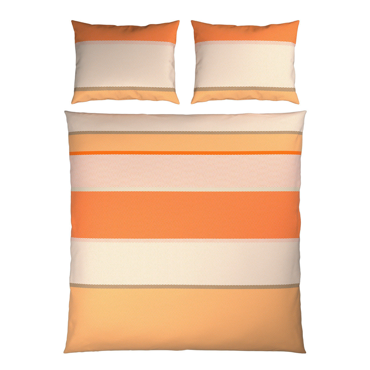 Lenjerie De Pat 220/200 cm  - portocaliu, Konventionell, textil (220/200cm) - Novel