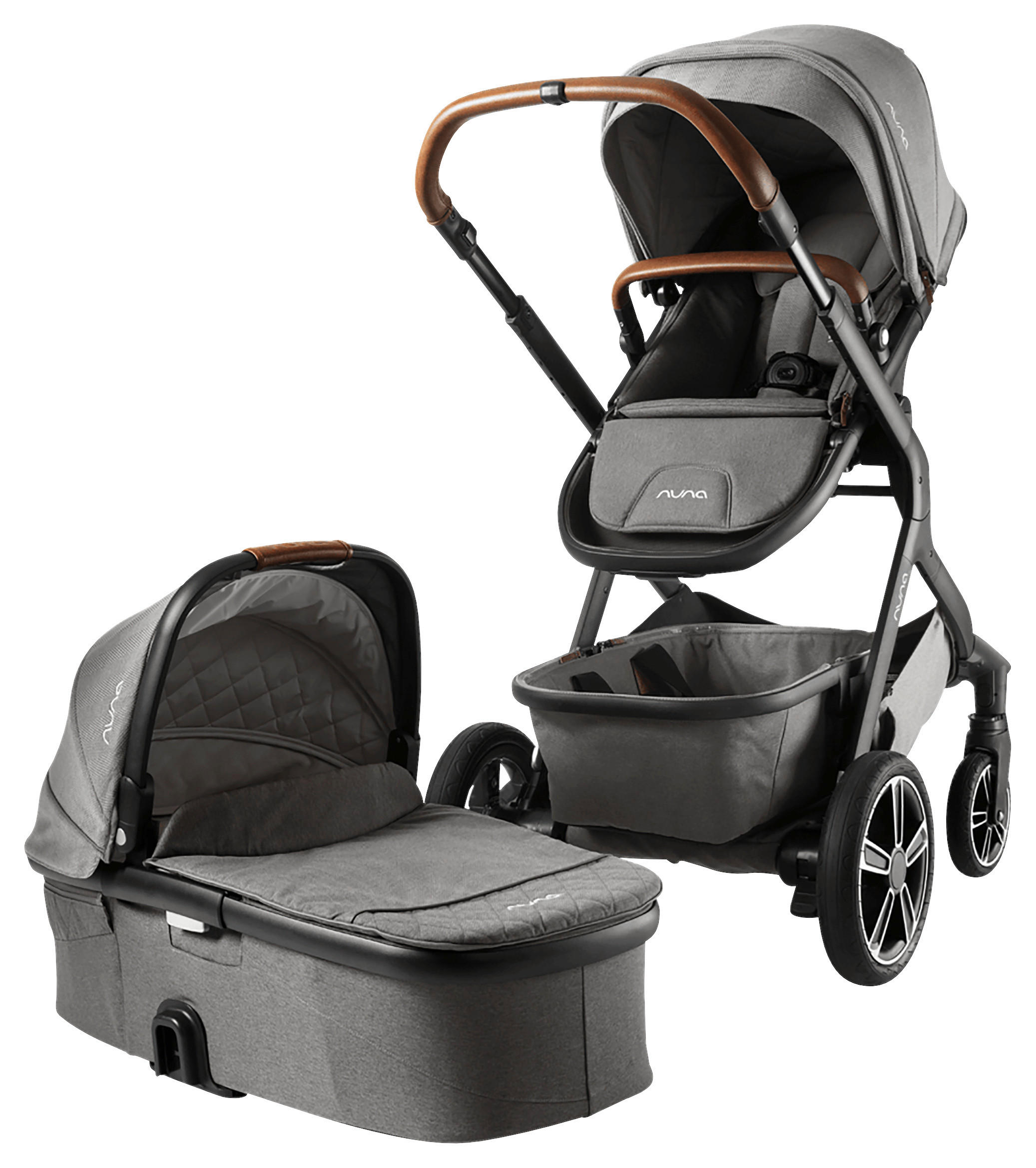 LIEGEWANNE - Grau, Trend, Textil (42,9/58,8/84cm) - Nuna