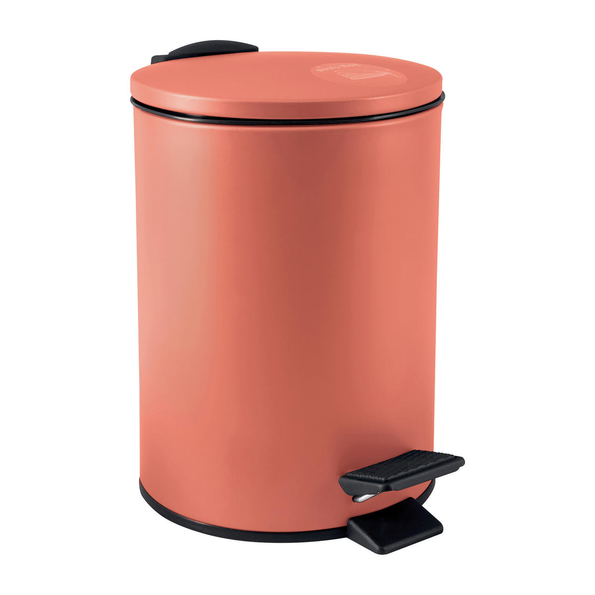 TRETEIMER ADELAR 3 L  - Terracotta/Schwarz, Basics, Kunststoff/Metall (16.80/16.80/25.00cm) - Spirella