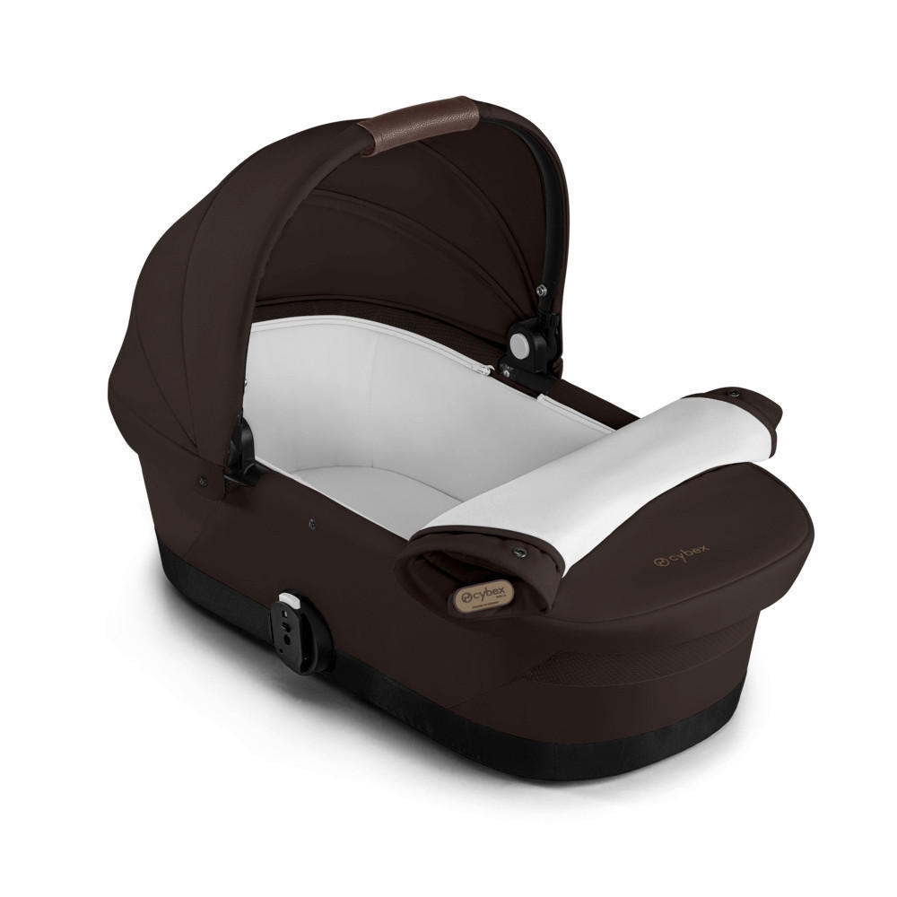 LIEGEWANNE Gazelle S  - Dunkelbraun, Basics, Textil (86/44/27-56cm) - cybex GOLD
