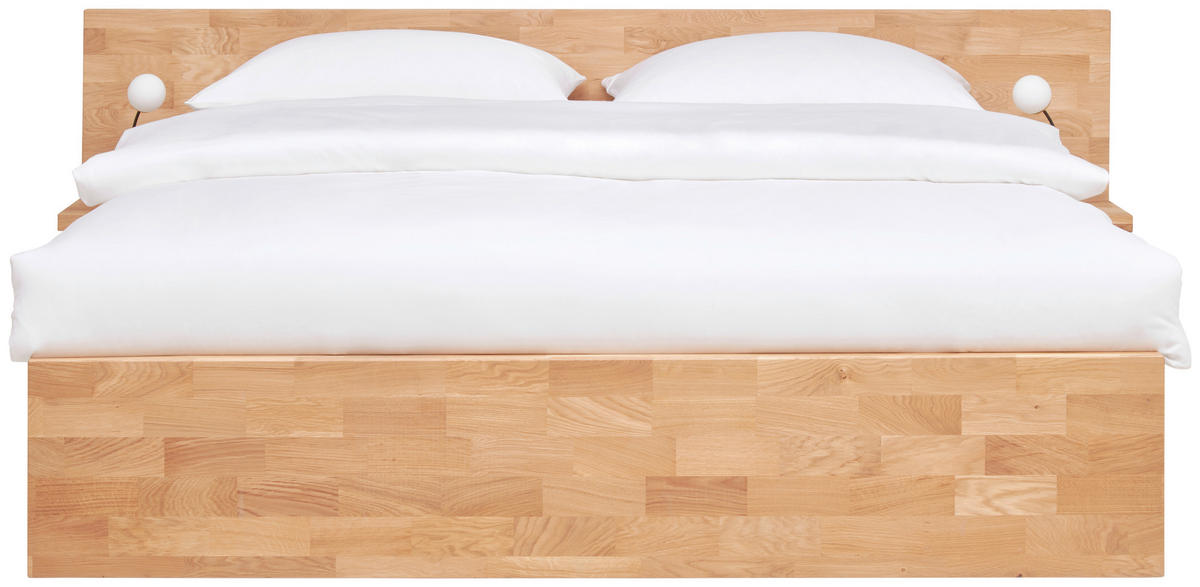 BETT 180/200 cm  Kernbuche   - Kernbuche, Natur, Holz (180/200cm) - MID.YOU