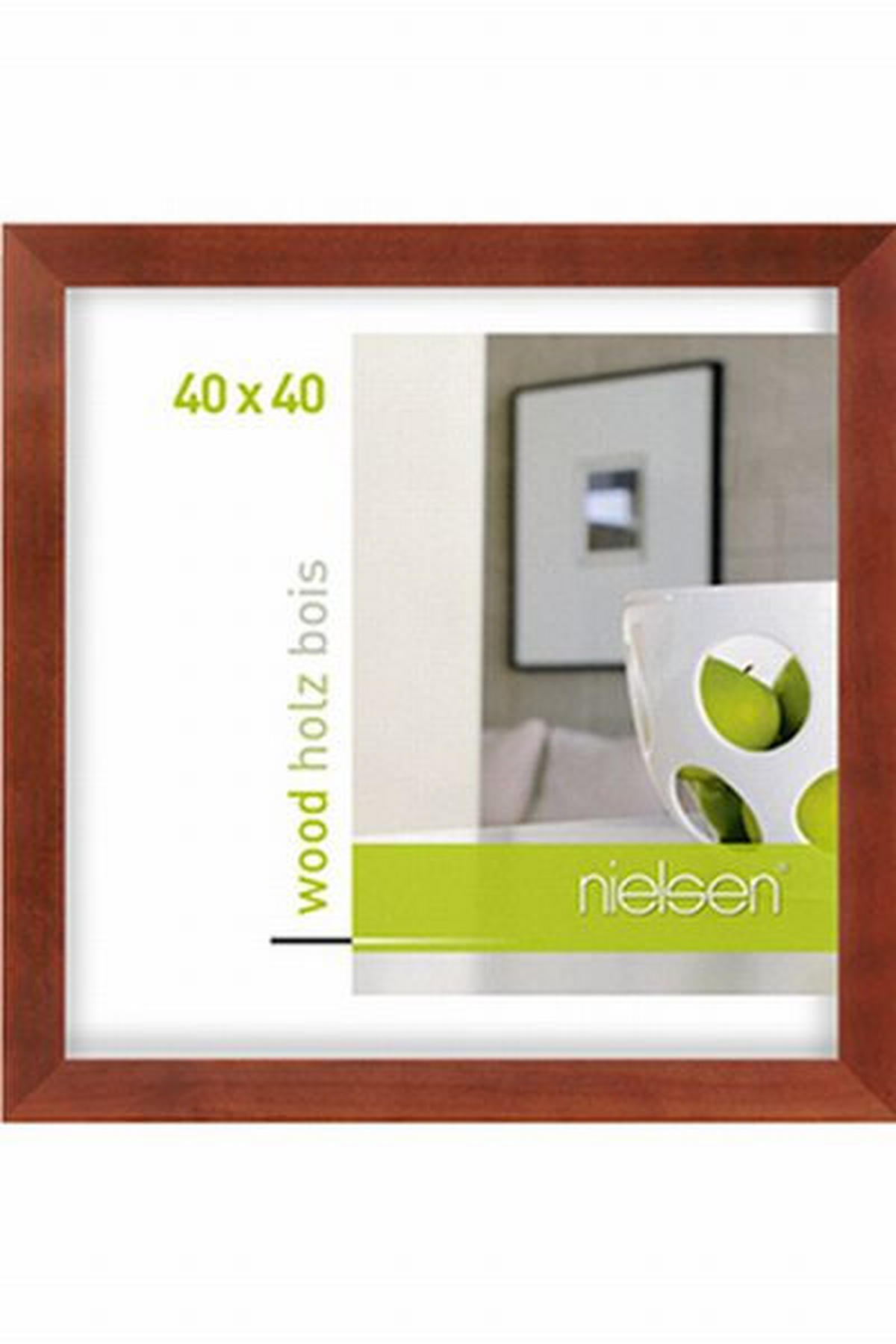 RAHMEN 40/40 cm  - Braun, Basics, Holzwerkstoff (40/40cm) - Nielsen