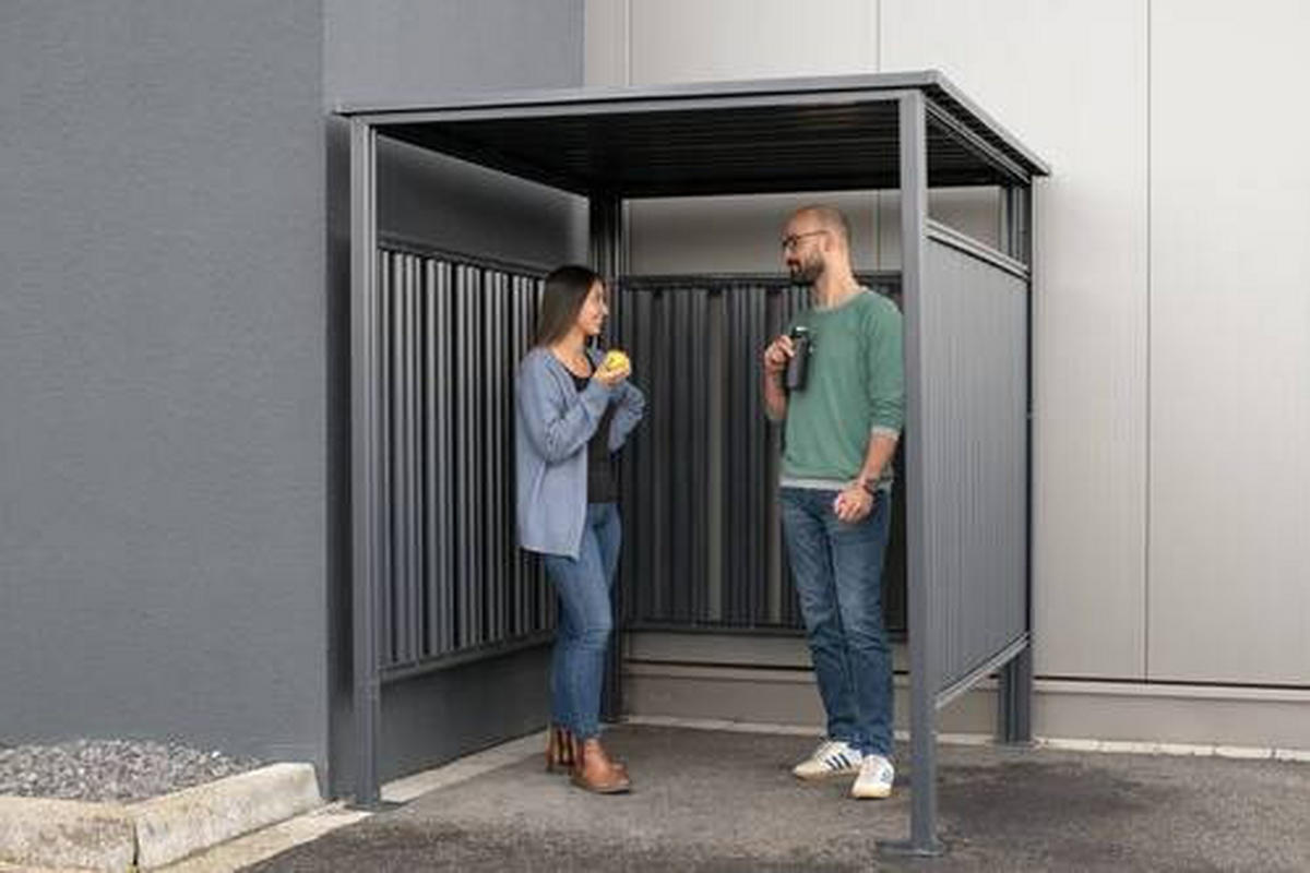 FAHRRADGARAGE - Anthrazit, Basics, Metall (180/210/200cm)