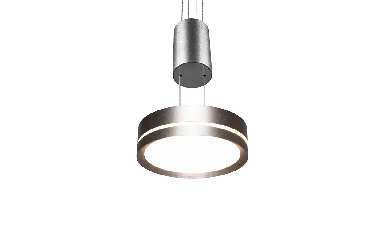 LED-HÄNGLAMPA 14/150 cm  - nickelfärgad, Basics, metall (14/150cm) - Trio Leuchten