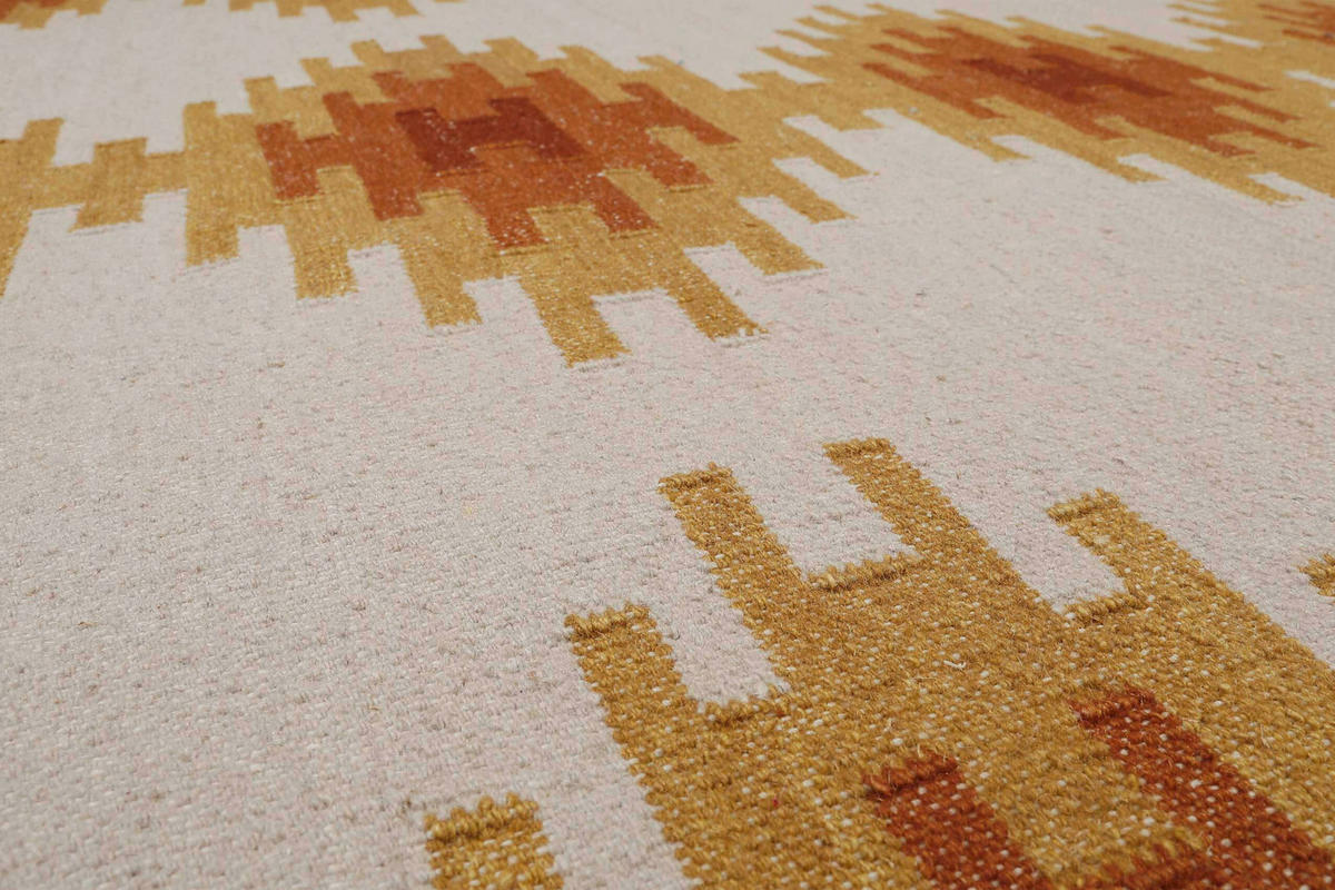 HANDWEBTEPPICH 160/230 cm Belle Braun, Creme, Beige  - Beige/Creme, KONVENTIONELL, Textil (160/230cm)