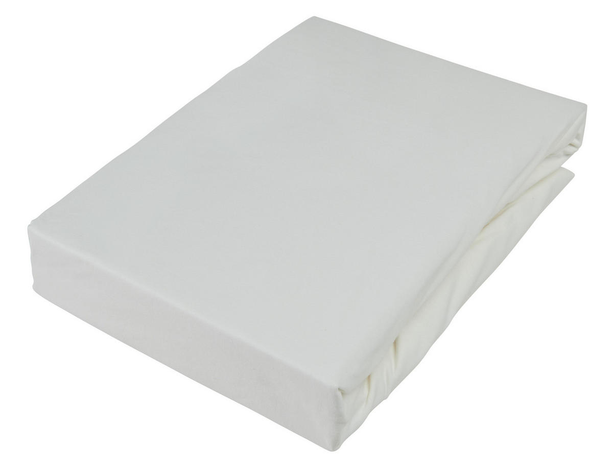 BOXSPRING GUMIS LEPEDŐ 180/220 cm  - fehér, Konventionell, textil (180/220cm) - Novel