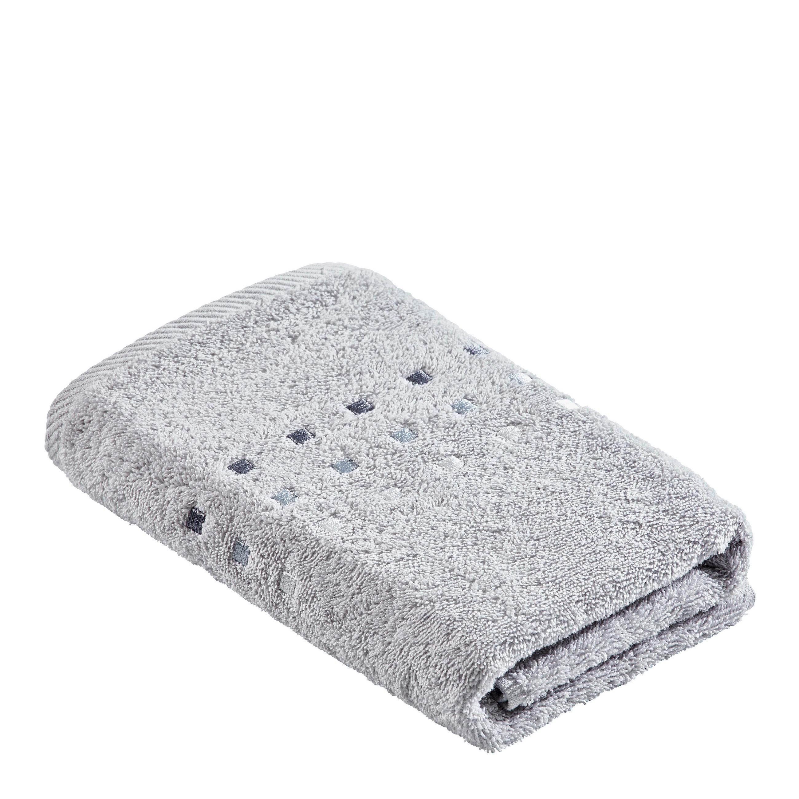 HANDTUCH Quattro - Silberfarben, Basics, Textil (50/100cm) - Esposa