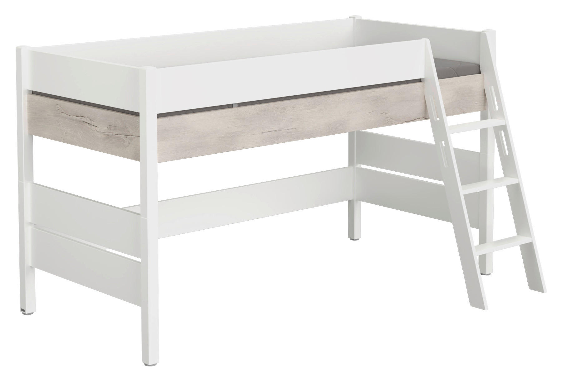 HOCHBETT 90/200 cm Weiß, Silbereichenfarben  - Weiß/Silbereichenfarben, KONVENTIONELL, Holz/Holzwerkstoff (90/200cm) - Paidi