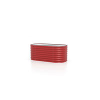 HOCHBEET 82,1/63/162,1 cm  - Rot, Basics, Metall (82,1/63/162,1cm)