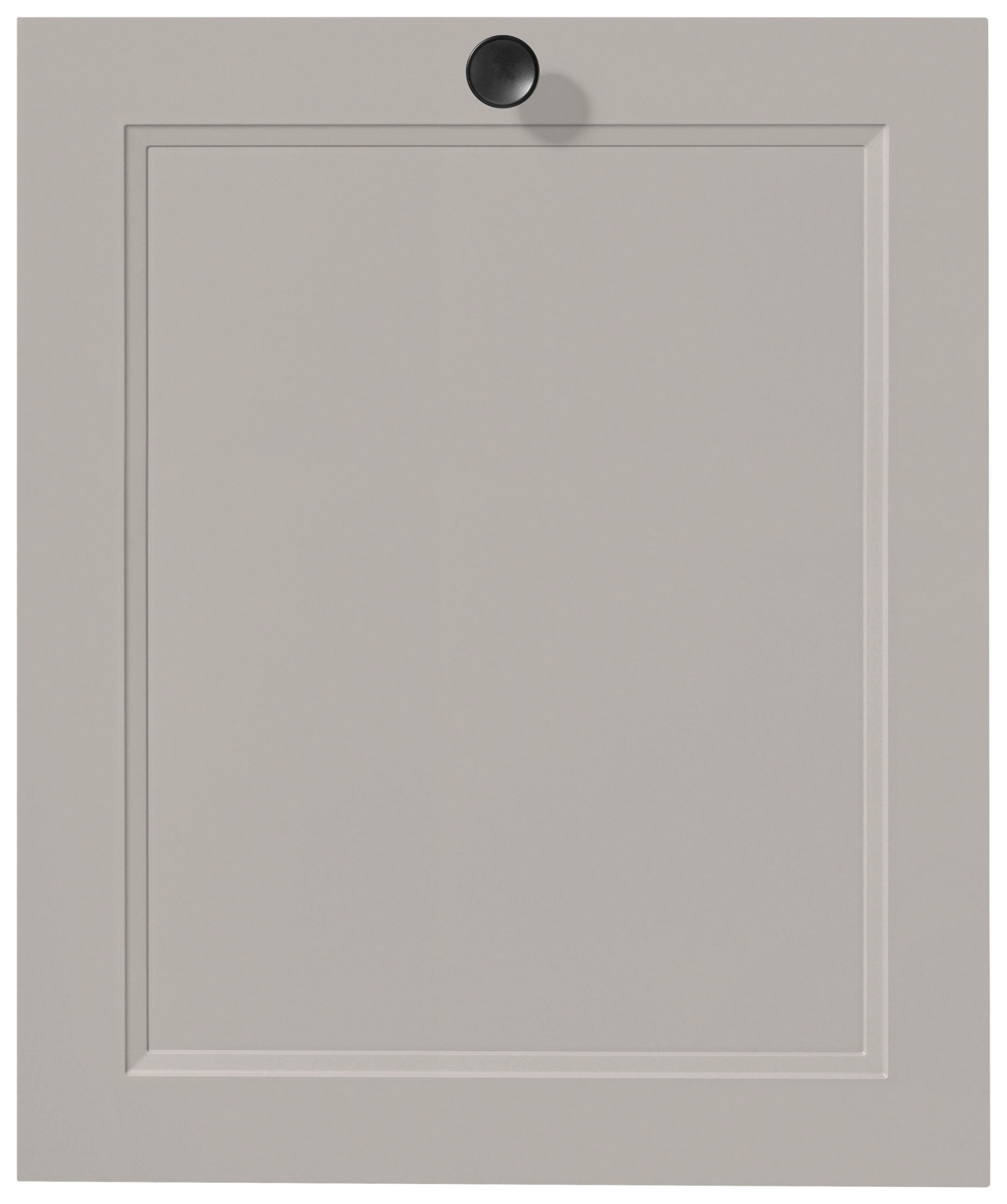 GESCHIRRSPÜLERFRONT 60/72/2,2 cm  in Grau  - Edelstahlfarben/Grau, MODERN, Holzwerkstoff/Metall (60/72/2,2cm) - Nobilia