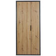 GARDEROBENSCHRANK  in 85,1/192/35,3 cm  - Schieferfarben/Anthrazit, Design, Holzwerkstoff/Kunststoff (85,1/192/35,3cm) - Carryhome