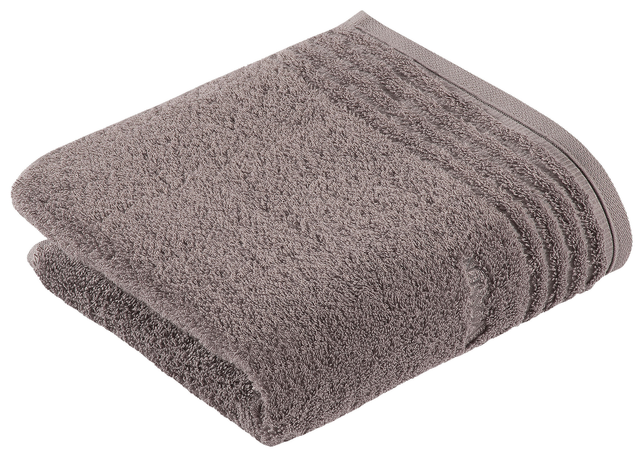 HANDTUCH 110/60 cm Vienna Style Supersoft NOS Vossen Wäsche Grau  - Grau, Basics, Textil (110/60cm) - Vossen