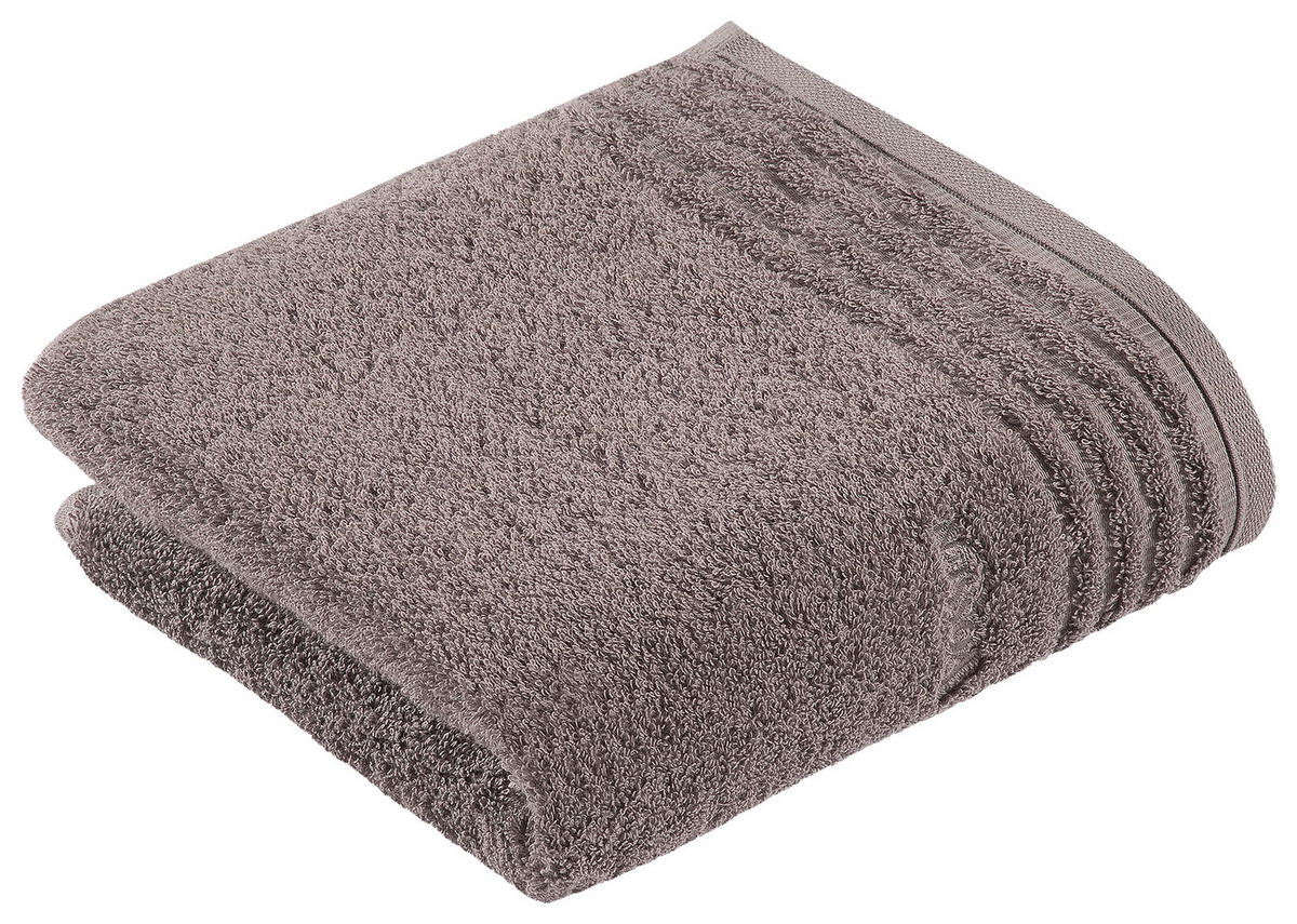 HANDTUCH 110/60 cm Vienna Style Supersoft NOS Vossen Wäsche Grau  - Grau, Basics, Textil (110/60cm) - Vossen