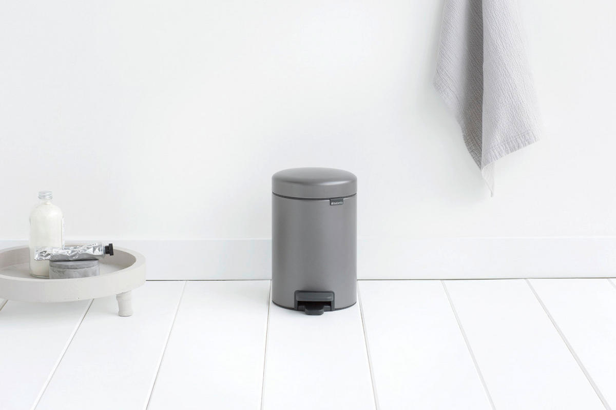 ODPADKOVÝ KOŠ  3 l - platinová, Design, kov/plast (16,8/26,4/23,5cm) - Brabantia