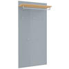 GARDEROBENPANEEL  in 80/170/27 cm  - Eichefarben/Grau, Design, Glas/Holz (80/170/27cm) - Novel
