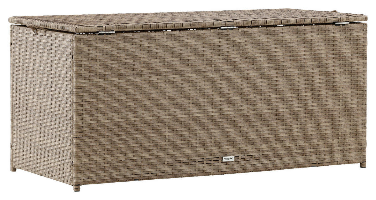 KISSENBOX 130/60/60 cm  - Hellbraun, KONVENTIONELL, Kunststoff (130/60/60cm) - Gardenson