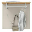 GARDEROBENPANEEL  in 88/88/29 cm  - Sandfarben/Eichefarben, Design, Holz/Holzwerkstoff (88/88/29cm) - Dieter Knoll