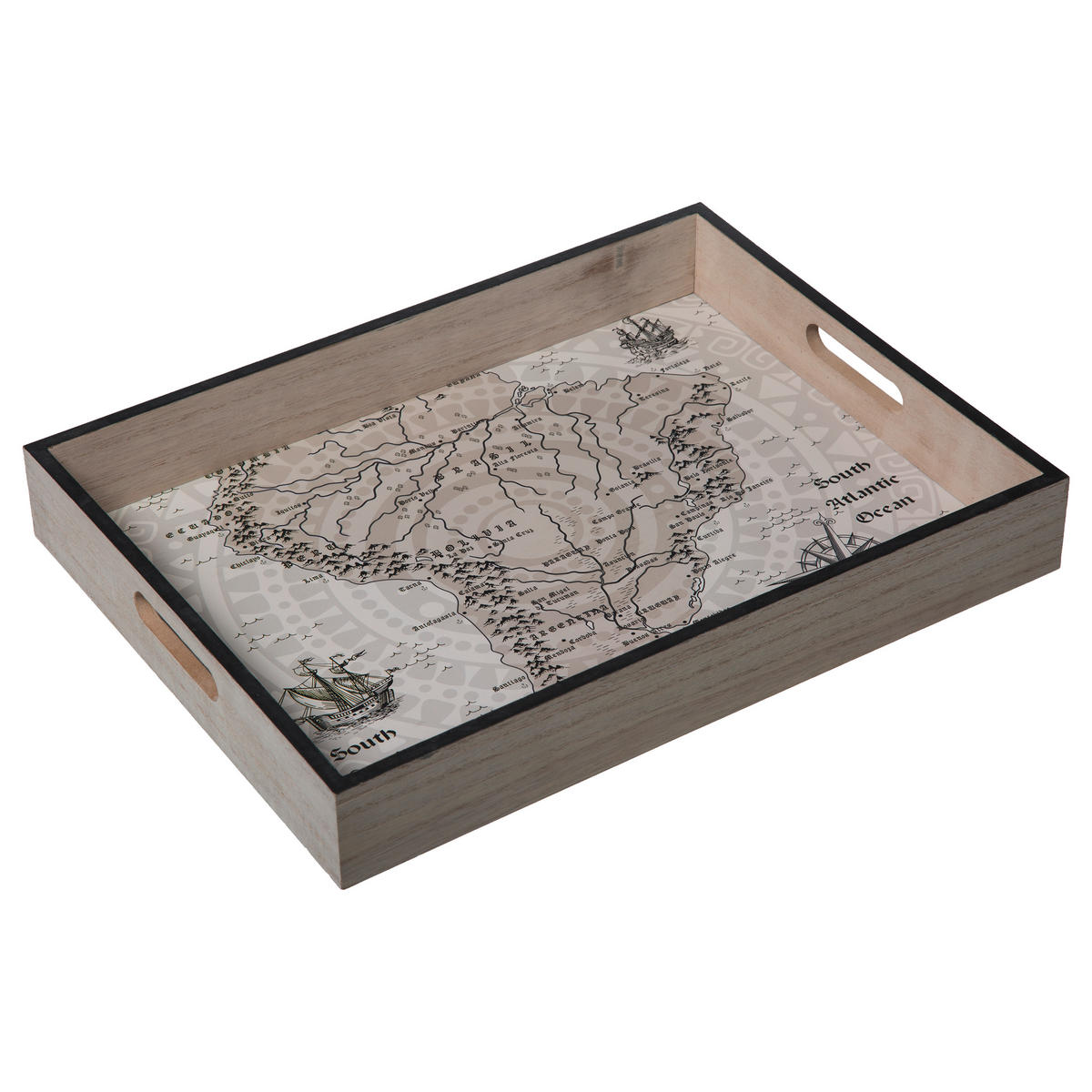 POSLUŽAVNIK ZA SERVIRANJE         40/5,5/30 cm     - prirodne boje, Basics, drvni materijal (40/5,5/30cm)