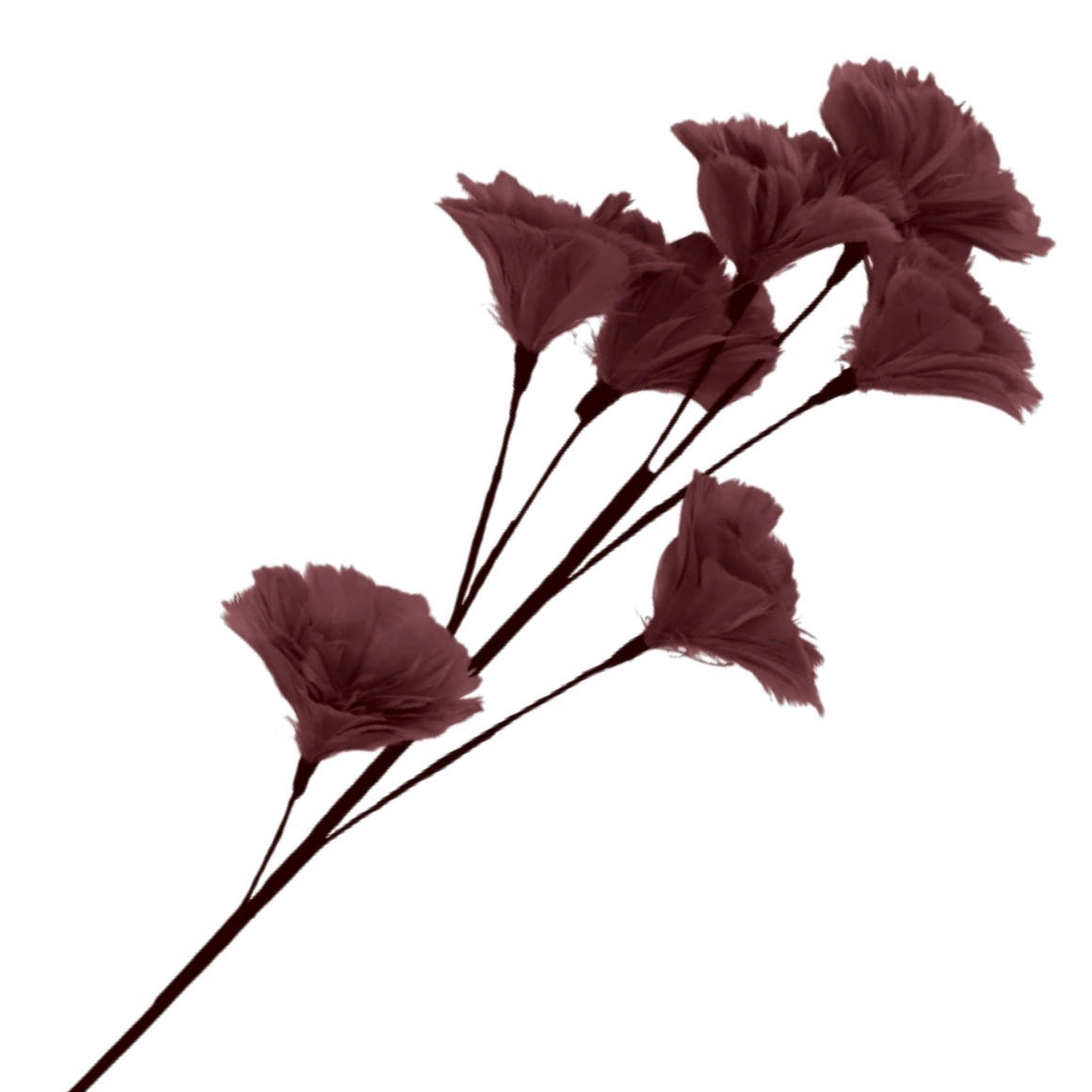 UMETNA ROŽA - bordo, Basics, umetna masa (20/20/95cm)