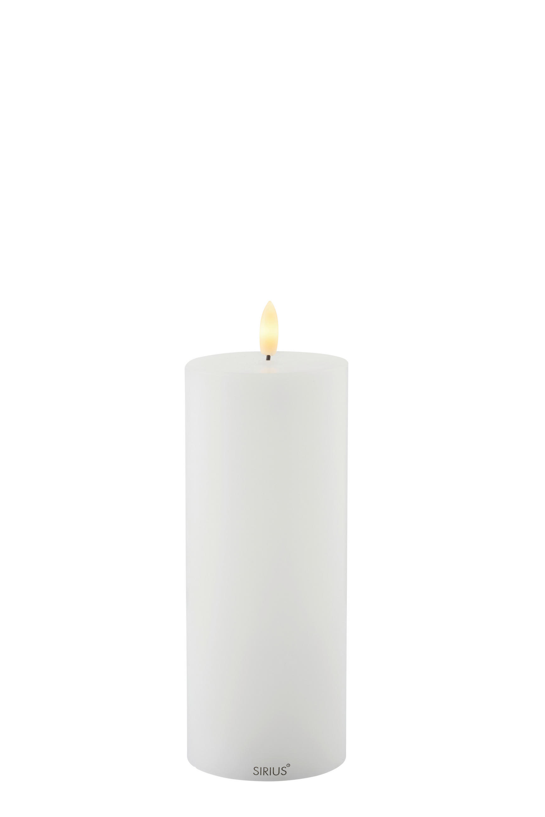 LED-KERZE  - Weiß, Basics, Kunststoff (10/20cm)